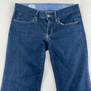 Gap 1969 Vintage Flare Jeans Dark Rinse Blue Denim 30/10p Low Rise Pants BoHo